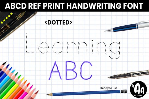 Abcd Ref Dotted: A Thoughtful Display Font for Editorial Design and Learning Resources