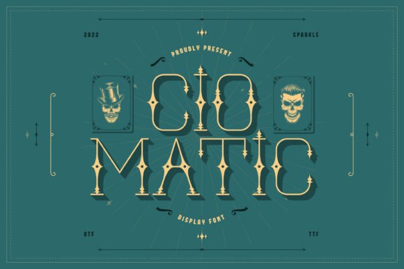 Ciomatic: A Vintage Western Font for Editorial Charm