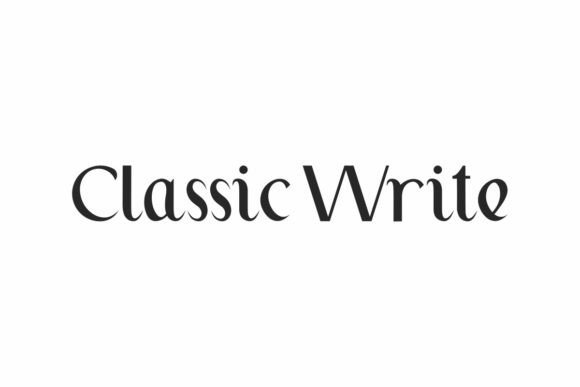 Classic Write: A Handwritten Display Font for Campaign Creativity