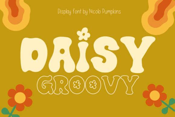 Daisy Groovy: A Retro Display Font for Editorial Design and Digital Publishing