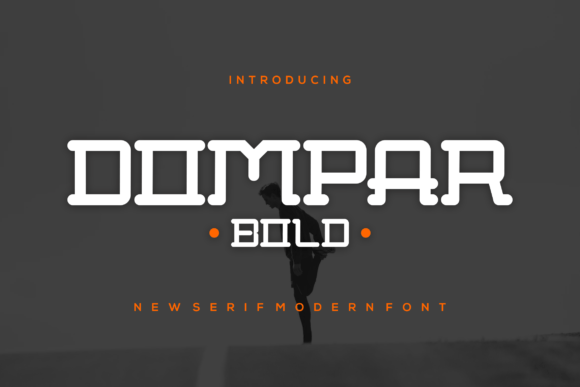 Dampar: A Modern Display Font for Bold Digital Design