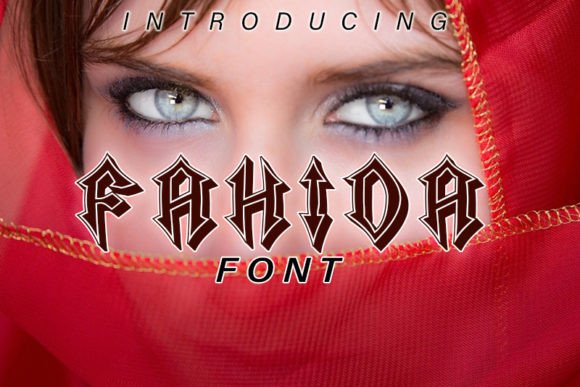 Fahida: A Bold 3D Gothic Typeface for Striking Brand Design