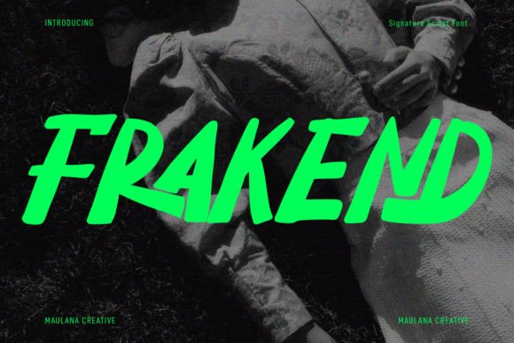 Frakend: A Handwritten Display Font That Brings Personality to Editorial Design