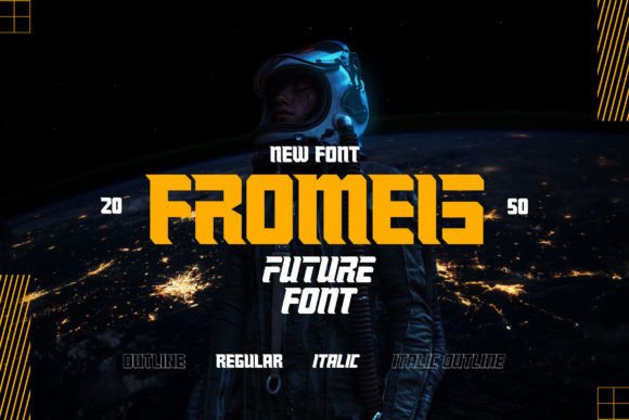 Fromeis: A Bold Display Font for Daring Editorial Design