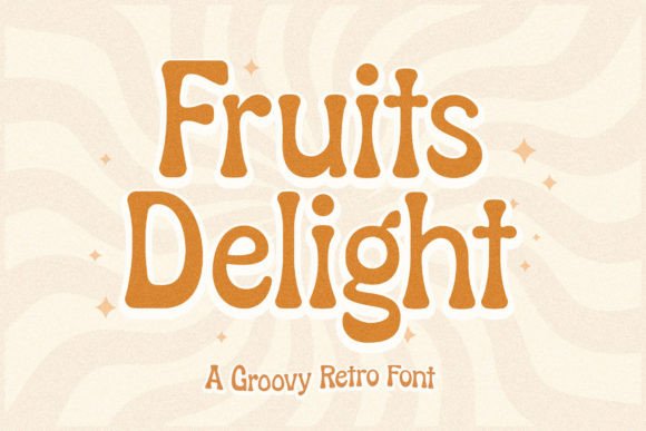 Fruits Delight: A Retro Serif Font for Web Design and Digital Branding