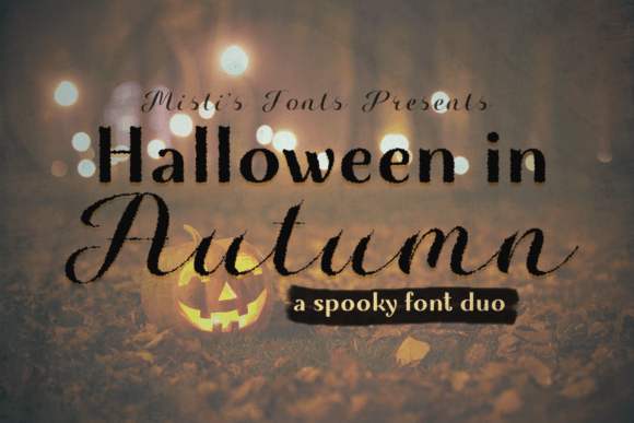 Halloween in Autumn: A Spooky-Yet-Sophisticated Font for Fall Branding
