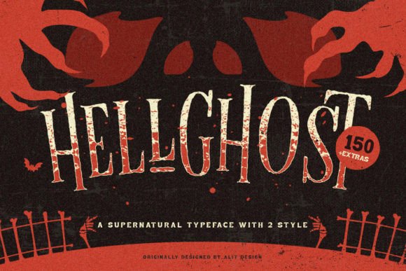 Hellghost Font Review: Spooky Display Type for Halloween Campaigns