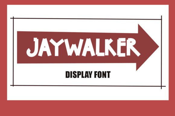 Jaywalker: A Friendly Display Font for Modern Web Design