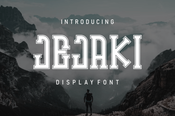 Jejaki: A Modern Display Font for Bold Digital Branding