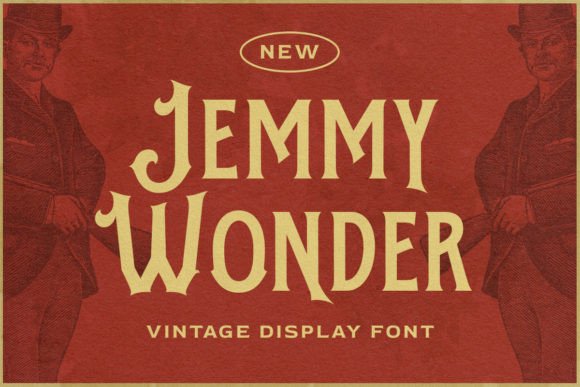 Jemmy Wonder: A Vintage-Inspired Display Typeface That Elevates Brand Design