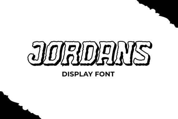 Jordans: A Bold Display Font for Modern Editorial Design