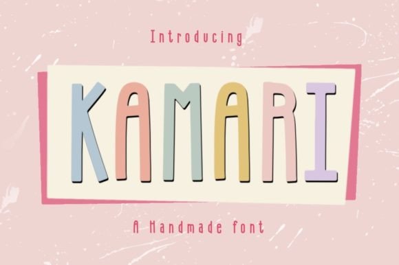 Kamari: A Casual Display Font That Elevates Branding Projects