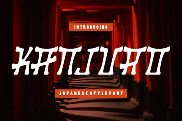 Kanjuro: A Bold Display Font for Modern Marketing Visuals