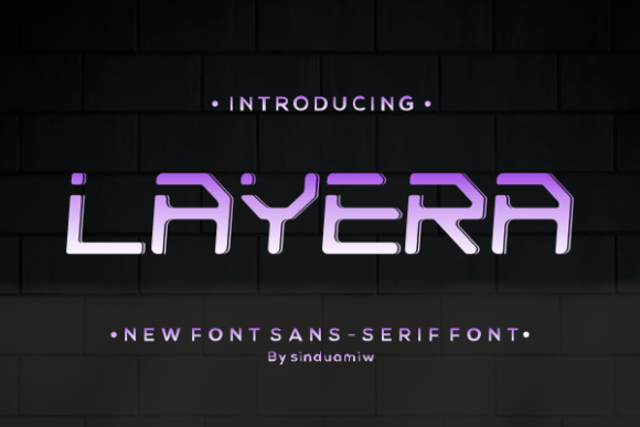 Layera: A Bold Display Font for Modern Web and Digital Design