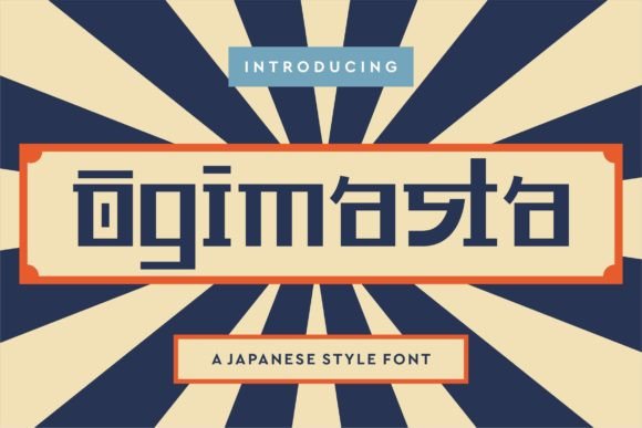 Ogimasta: A Bold Display Font for Modern Web Design and Digital Branding