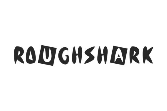 Roughshark: A Bold Display Font for Business Branding