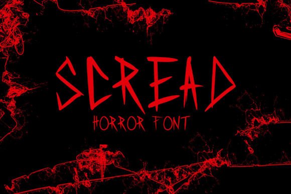 Scread: A Horror-Inspired Display Font for Bold Campaign Graphics