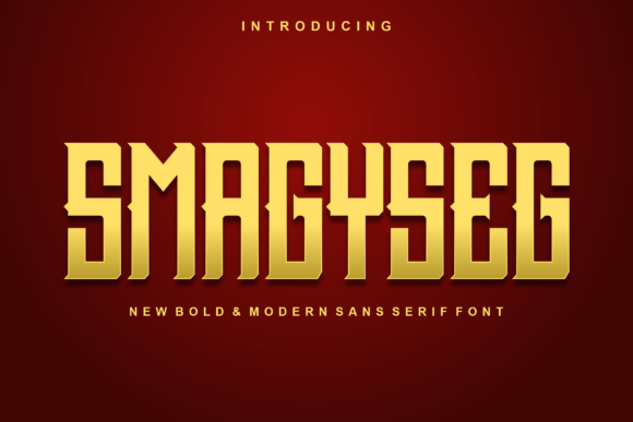 Smagyseg: A Modern Display Font That Elevates Handmade Product Design