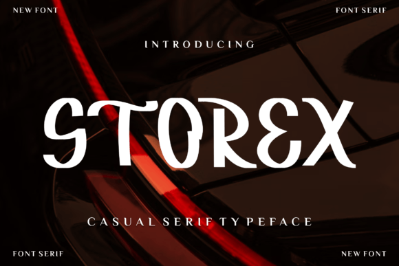 Storex: A Display Font That Elevates Your Brand’s Personality